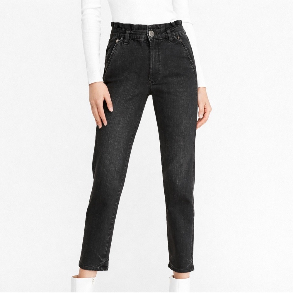 Express Super High Rise Paperbag Jeans